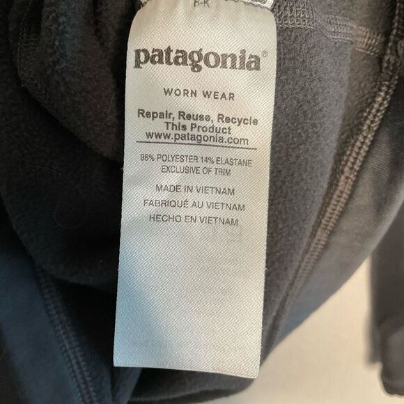 Patagonia Polartec Men’s Medium Cross trek 1/4 Zip Pullover Fleece Forge Grey - Picture 3 of 8